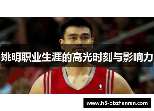 姚明职业生涯的高光时刻与影响力